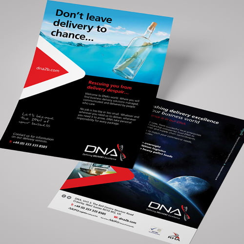 dna marketing leaflet