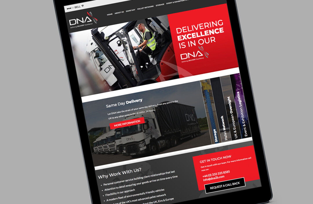 dna responsive website design and build